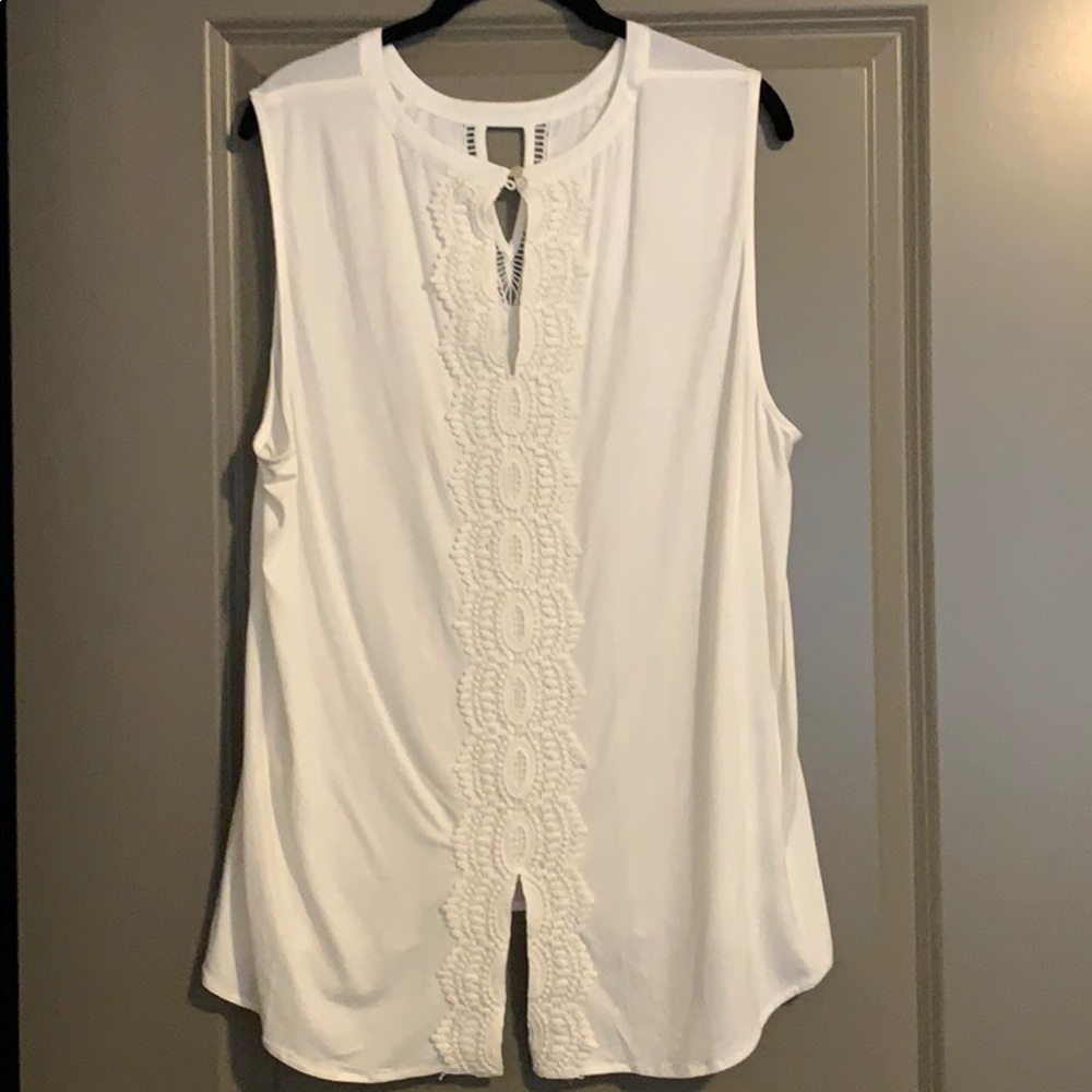 Women’s crochet detail top
